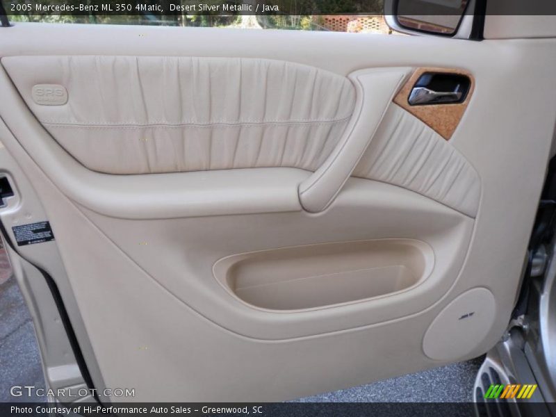 Desert Silver Metallic / Java 2005 Mercedes-Benz ML 350 4Matic