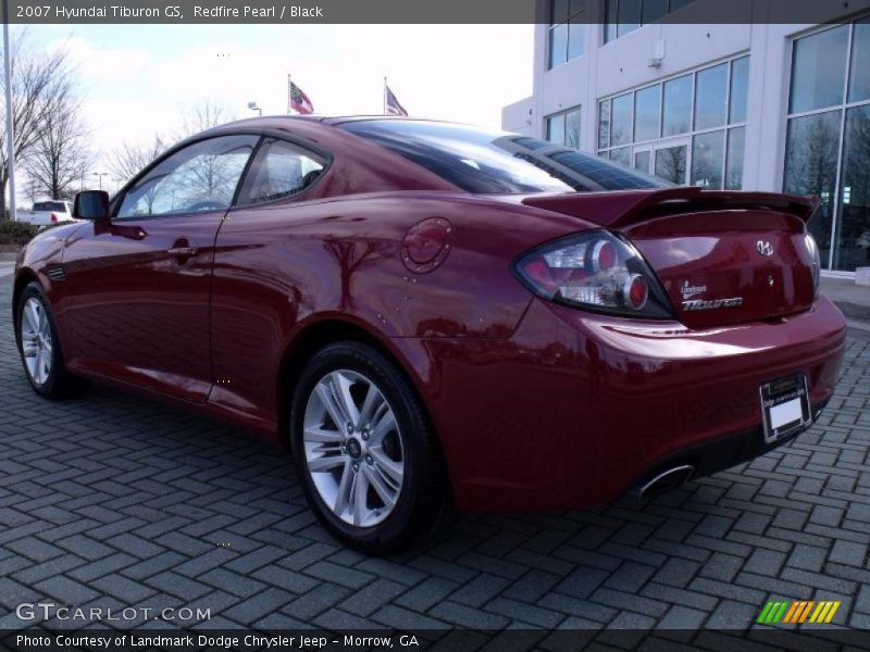 Redfire Pearl / Black 2007 Hyundai Tiburon GS