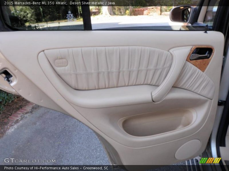 Desert Silver Metallic / Java 2005 Mercedes-Benz ML 350 4Matic