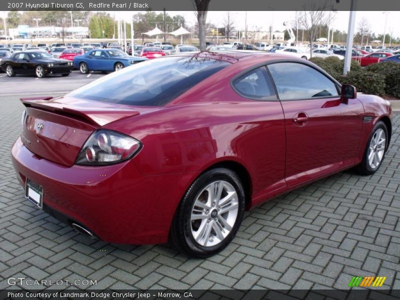 Redfire Pearl / Black 2007 Hyundai Tiburon GS