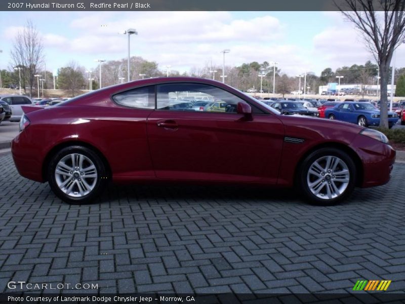 Redfire Pearl / Black 2007 Hyundai Tiburon GS