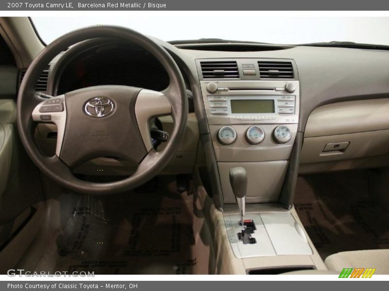 Barcelona Red Metallic / Bisque 2007 Toyota Camry LE