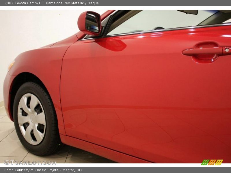 Barcelona Red Metallic / Bisque 2007 Toyota Camry LE