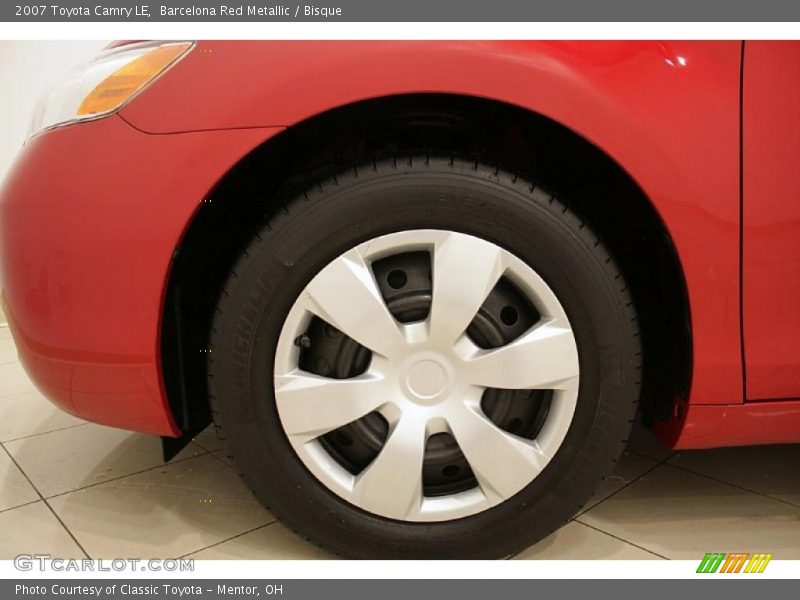Barcelona Red Metallic / Bisque 2007 Toyota Camry LE