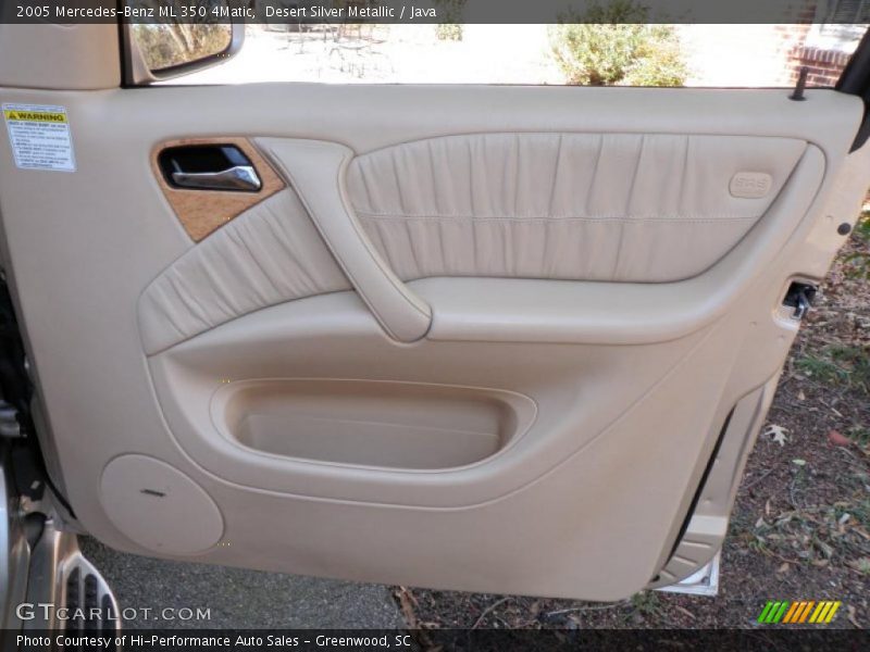 Desert Silver Metallic / Java 2005 Mercedes-Benz ML 350 4Matic