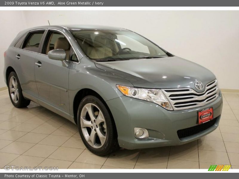 Aloe Green Metallic / Ivory 2009 Toyota Venza V6 AWD