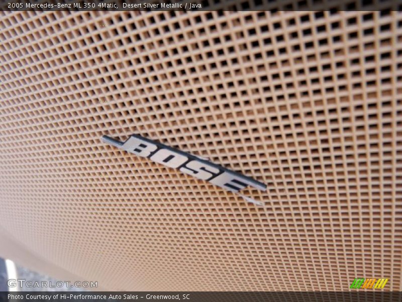 Desert Silver Metallic / Java 2005 Mercedes-Benz ML 350 4Matic