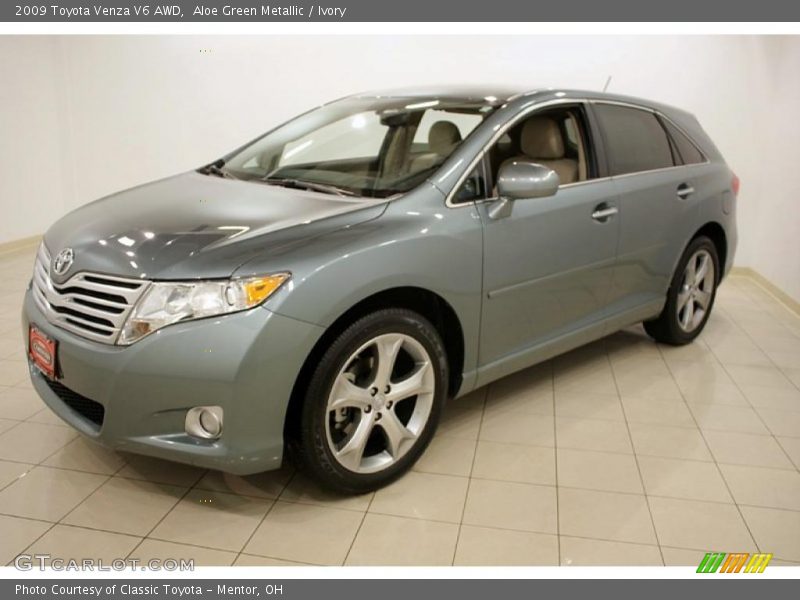 Aloe Green Metallic / Ivory 2009 Toyota Venza V6 AWD