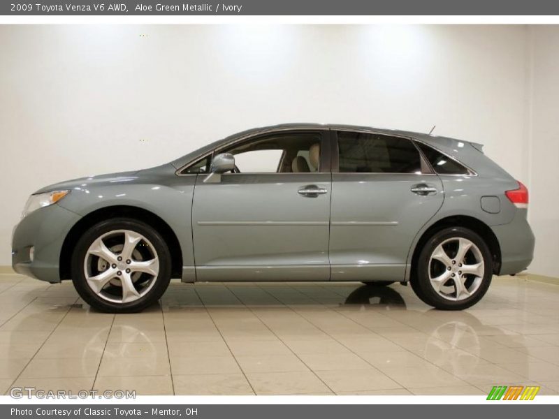 Aloe Green Metallic / Ivory 2009 Toyota Venza V6 AWD