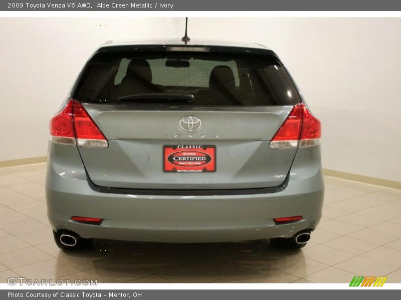 Aloe Green Metallic / Ivory 2009 Toyota Venza V6 AWD