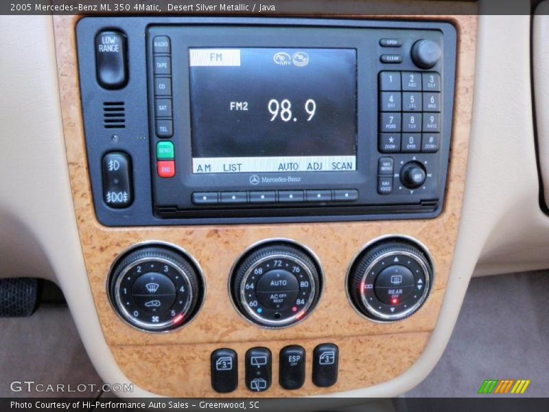Desert Silver Metallic / Java 2005 Mercedes-Benz ML 350 4Matic