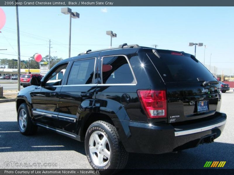 Black / Medium Slate Gray 2006 Jeep Grand Cherokee Limited