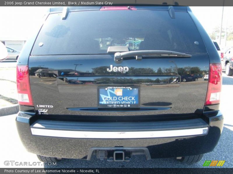 Black / Medium Slate Gray 2006 Jeep Grand Cherokee Limited