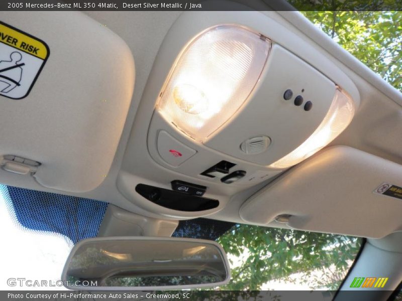 Desert Silver Metallic / Java 2005 Mercedes-Benz ML 350 4Matic