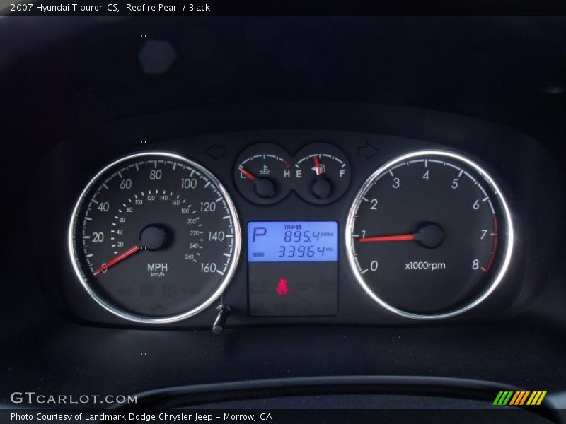 Redfire Pearl / Black 2007 Hyundai Tiburon GS