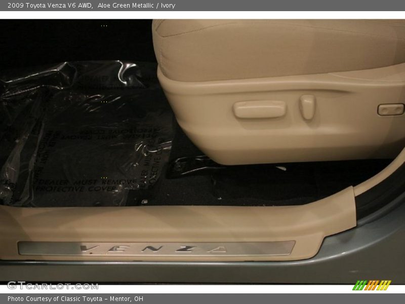 Aloe Green Metallic / Ivory 2009 Toyota Venza V6 AWD