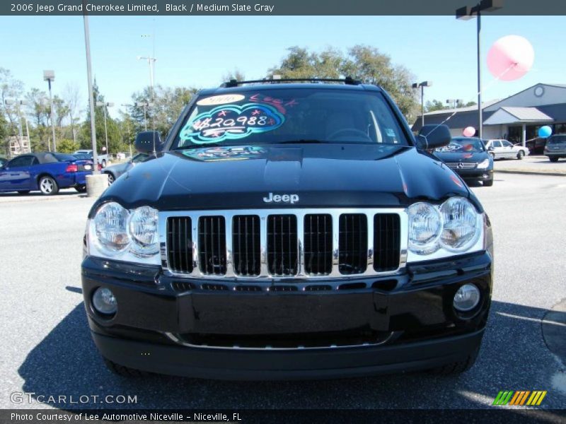 Black / Medium Slate Gray 2006 Jeep Grand Cherokee Limited