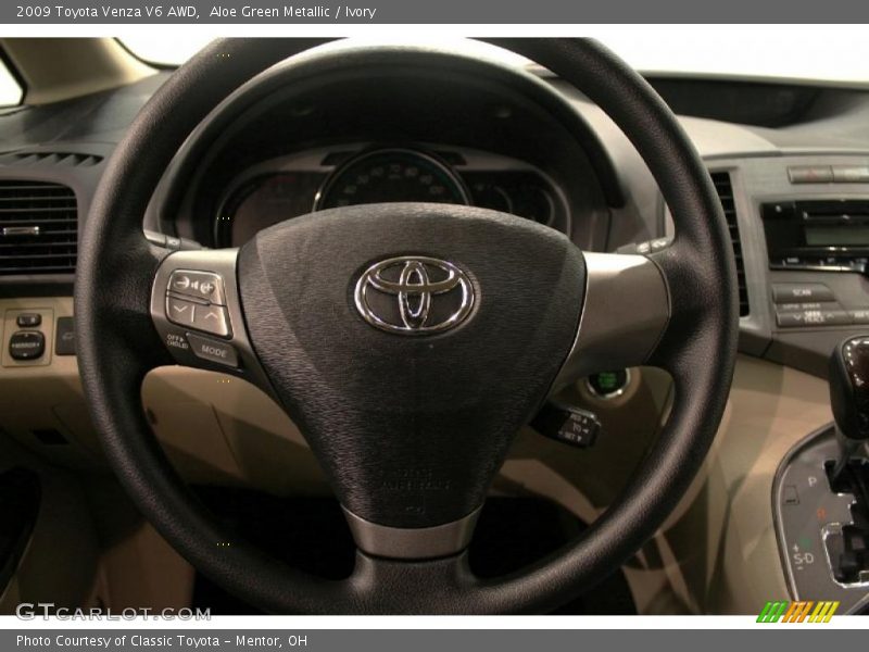 Aloe Green Metallic / Ivory 2009 Toyota Venza V6 AWD