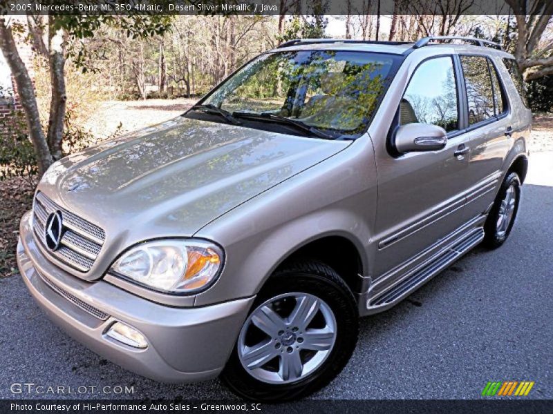 Desert Silver Metallic / Java 2005 Mercedes-Benz ML 350 4Matic