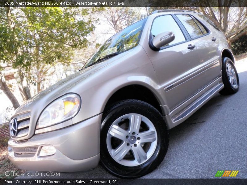 Desert Silver Metallic / Java 2005 Mercedes-Benz ML 350 4Matic