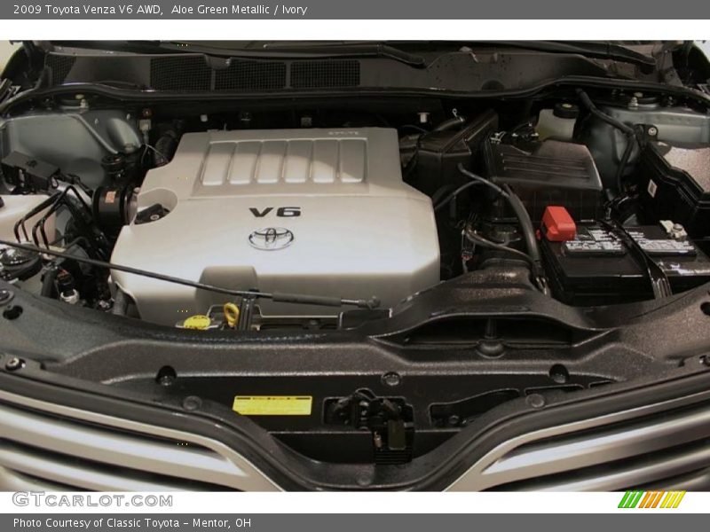 Aloe Green Metallic / Ivory 2009 Toyota Venza V6 AWD