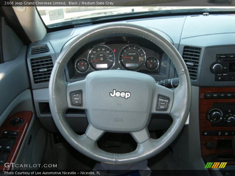 Black / Medium Slate Gray 2006 Jeep Grand Cherokee Limited