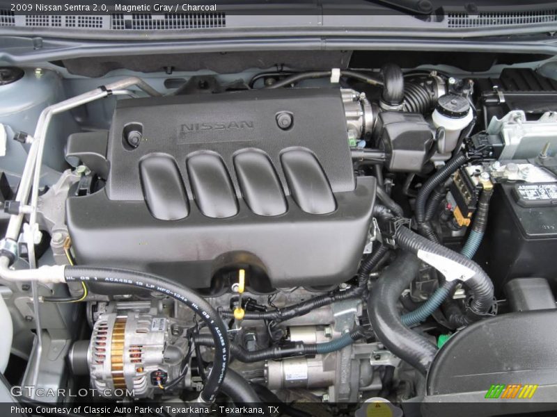 Magnetic Gray / Charcoal 2009 Nissan Sentra 2.0