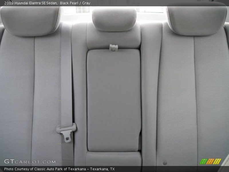 Black Pearl / Gray 2009 Hyundai Elantra SE Sedan