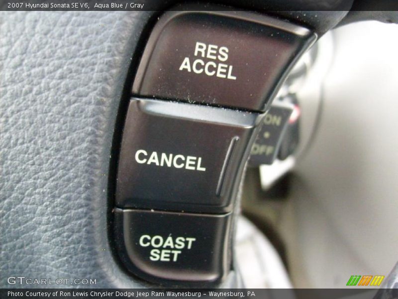 Aqua Blue / Gray 2007 Hyundai Sonata SE V6