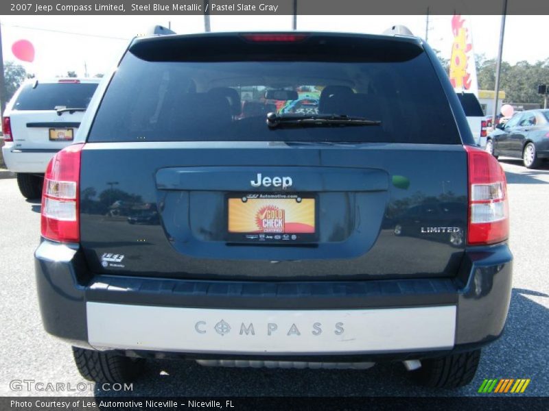 Steel Blue Metallic / Pastel Slate Gray 2007 Jeep Compass Limited