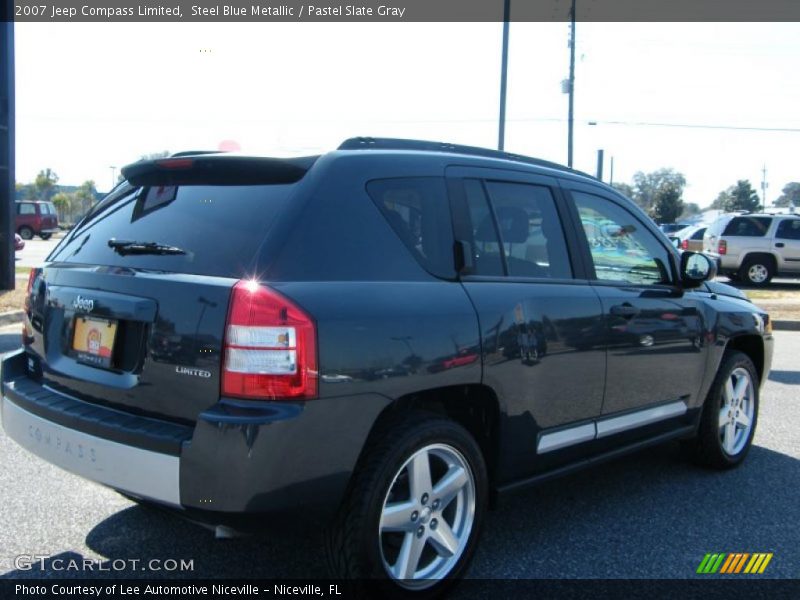 Steel Blue Metallic / Pastel Slate Gray 2007 Jeep Compass Limited
