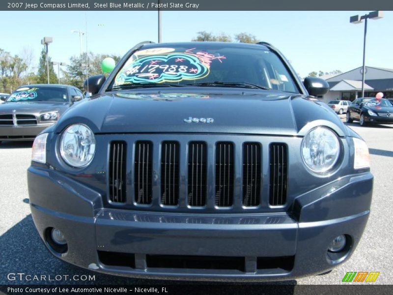 Steel Blue Metallic / Pastel Slate Gray 2007 Jeep Compass Limited