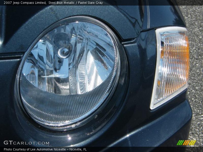 Steel Blue Metallic / Pastel Slate Gray 2007 Jeep Compass Limited