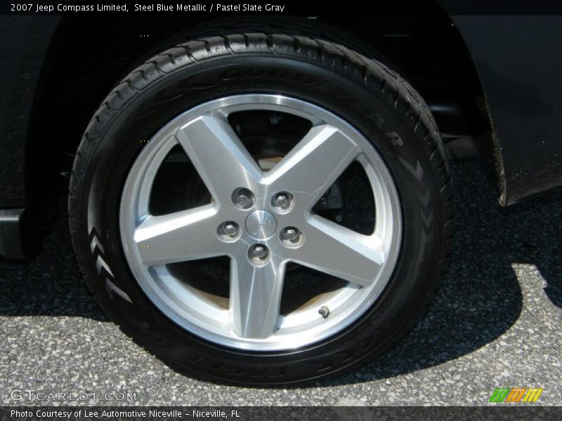 Steel Blue Metallic / Pastel Slate Gray 2007 Jeep Compass Limited