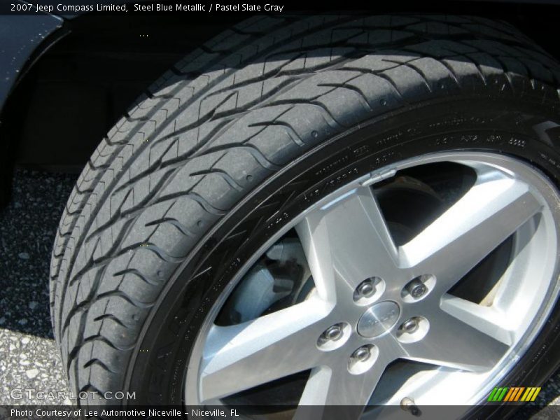 Steel Blue Metallic / Pastel Slate Gray 2007 Jeep Compass Limited