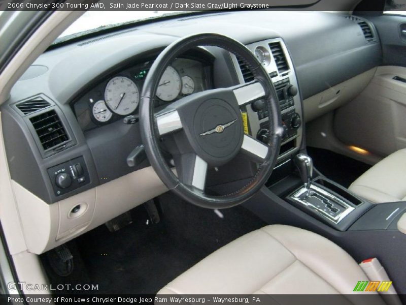 Satin Jade Pearlcoat / Dark Slate Gray/Light Graystone 2006 Chrysler 300 Touring AWD