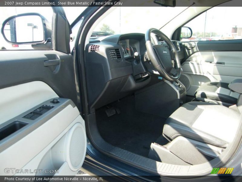 Steel Blue Metallic / Pastel Slate Gray 2007 Jeep Compass Limited