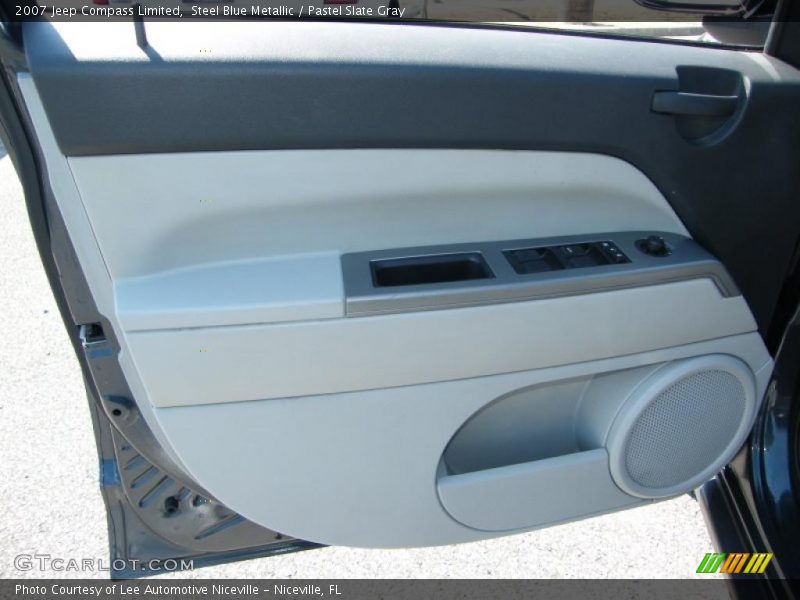 Steel Blue Metallic / Pastel Slate Gray 2007 Jeep Compass Limited