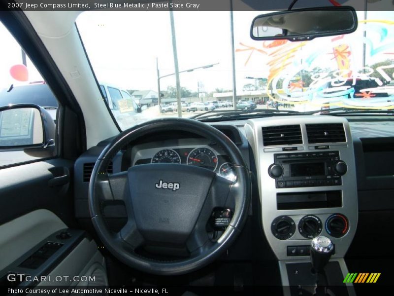 Steel Blue Metallic / Pastel Slate Gray 2007 Jeep Compass Limited