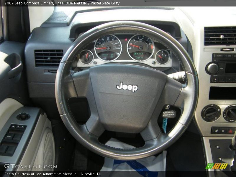 Steel Blue Metallic / Pastel Slate Gray 2007 Jeep Compass Limited