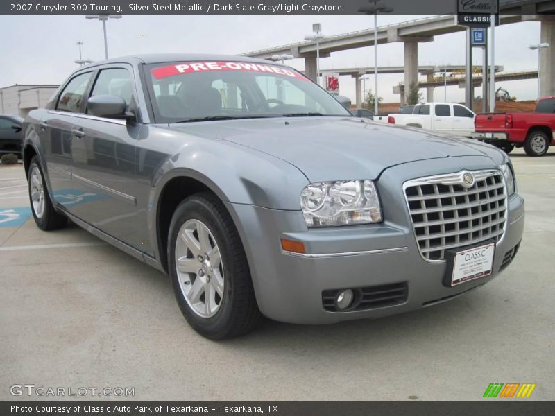 Silver Steel Metallic / Dark Slate Gray/Light Graystone 2007 Chrysler 300 Touring