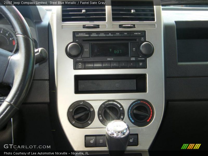 Steel Blue Metallic / Pastel Slate Gray 2007 Jeep Compass Limited