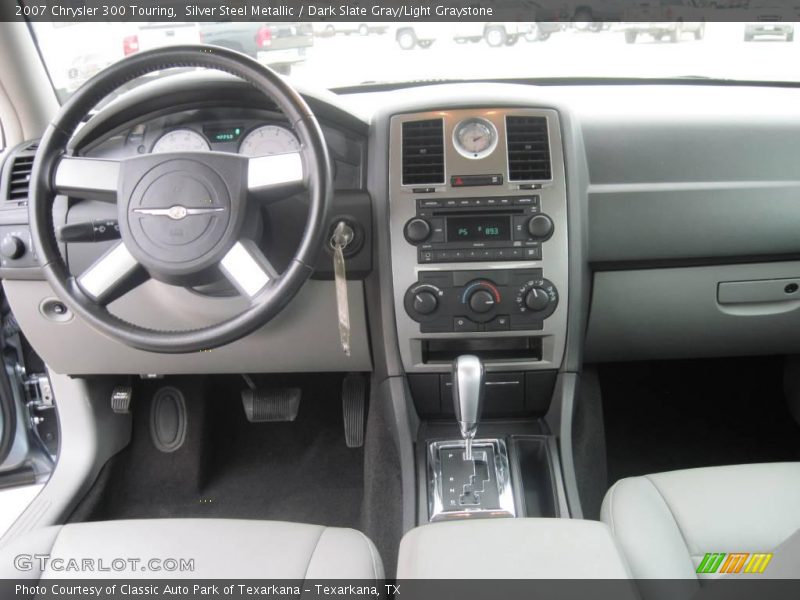 Silver Steel Metallic / Dark Slate Gray/Light Graystone 2007 Chrysler 300 Touring