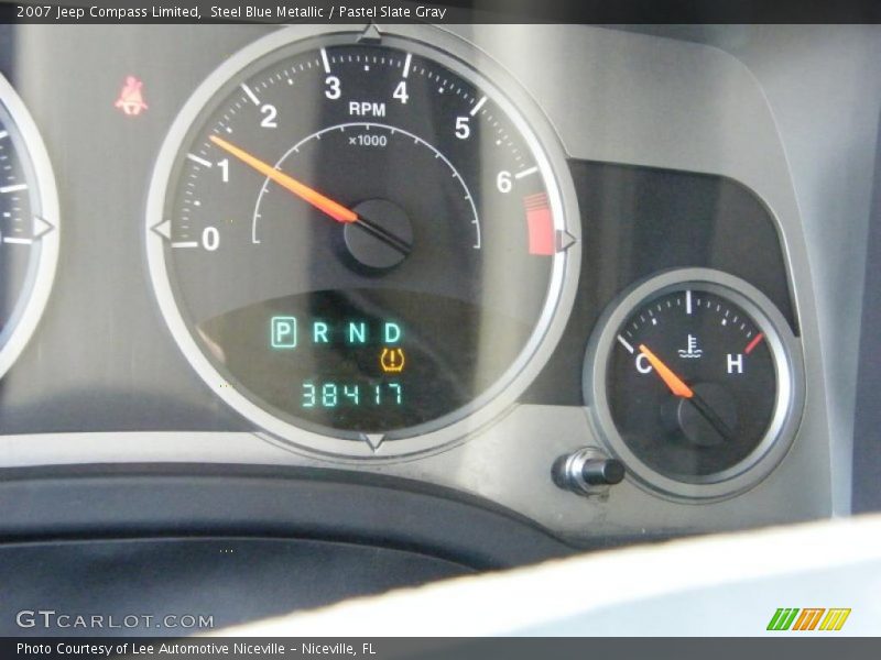 Steel Blue Metallic / Pastel Slate Gray 2007 Jeep Compass Limited