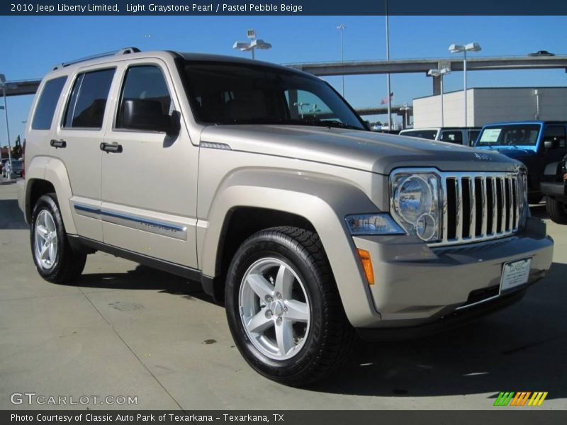 Light Graystone Pearl / Pastel Pebble Beige 2010 Jeep Liberty Limited