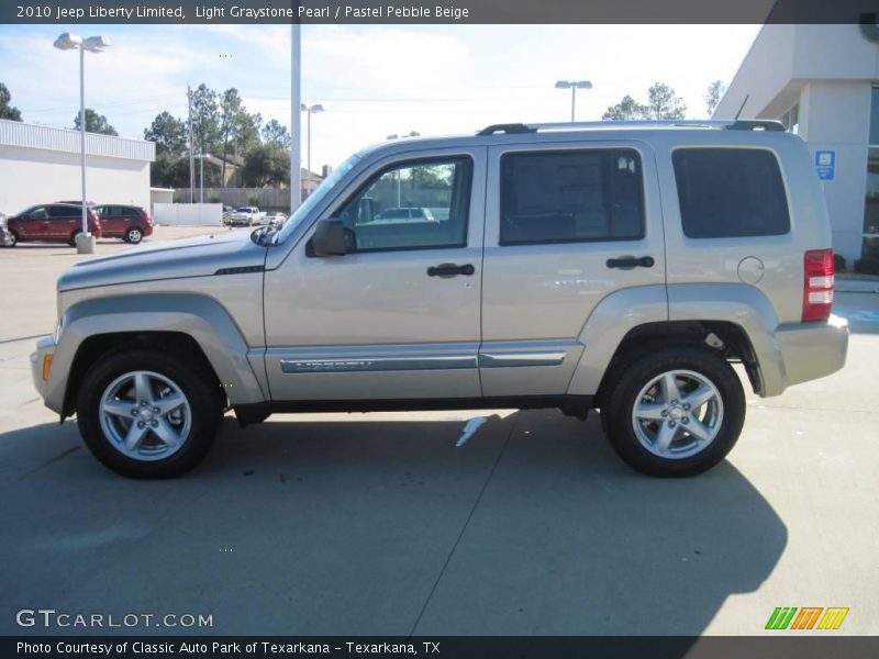 Light Graystone Pearl / Pastel Pebble Beige 2010 Jeep Liberty Limited