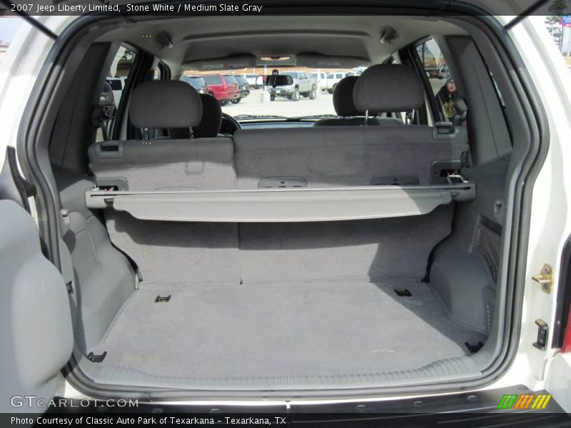 Stone White / Medium Slate Gray 2007 Jeep Liberty Limited