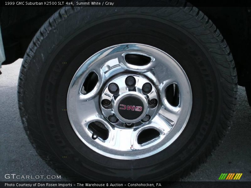 Summit White / Gray 1999 GMC Suburban K2500 SLT 4x4