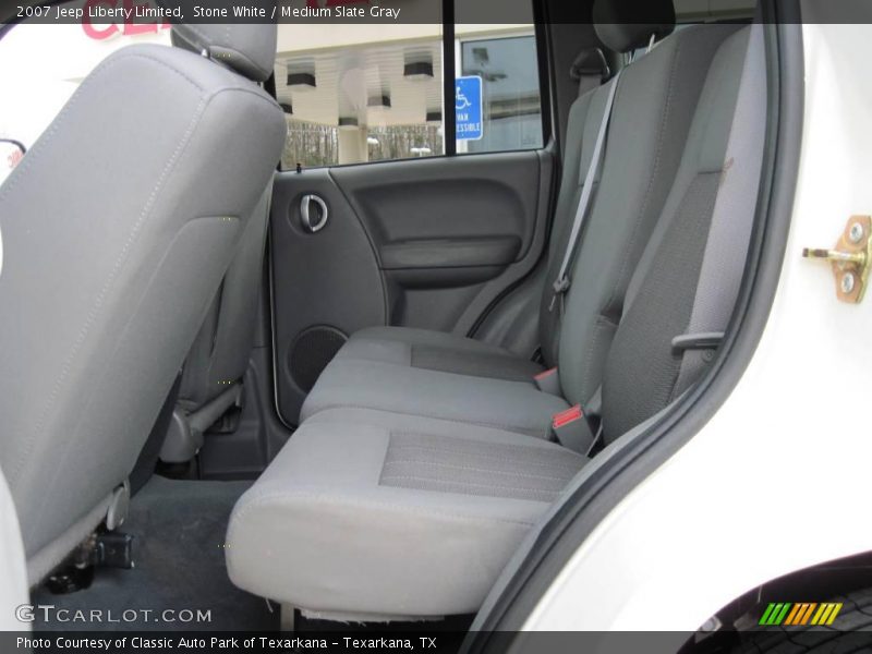 Stone White / Medium Slate Gray 2007 Jeep Liberty Limited