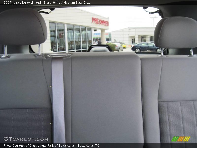 Stone White / Medium Slate Gray 2007 Jeep Liberty Limited